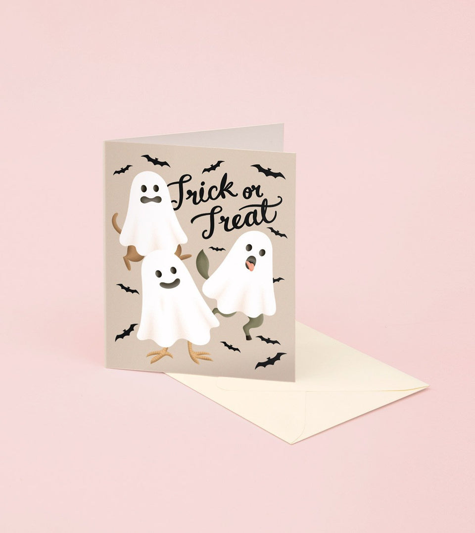 Animal Ghosts Halloween Card - GM26 - Clap Clap