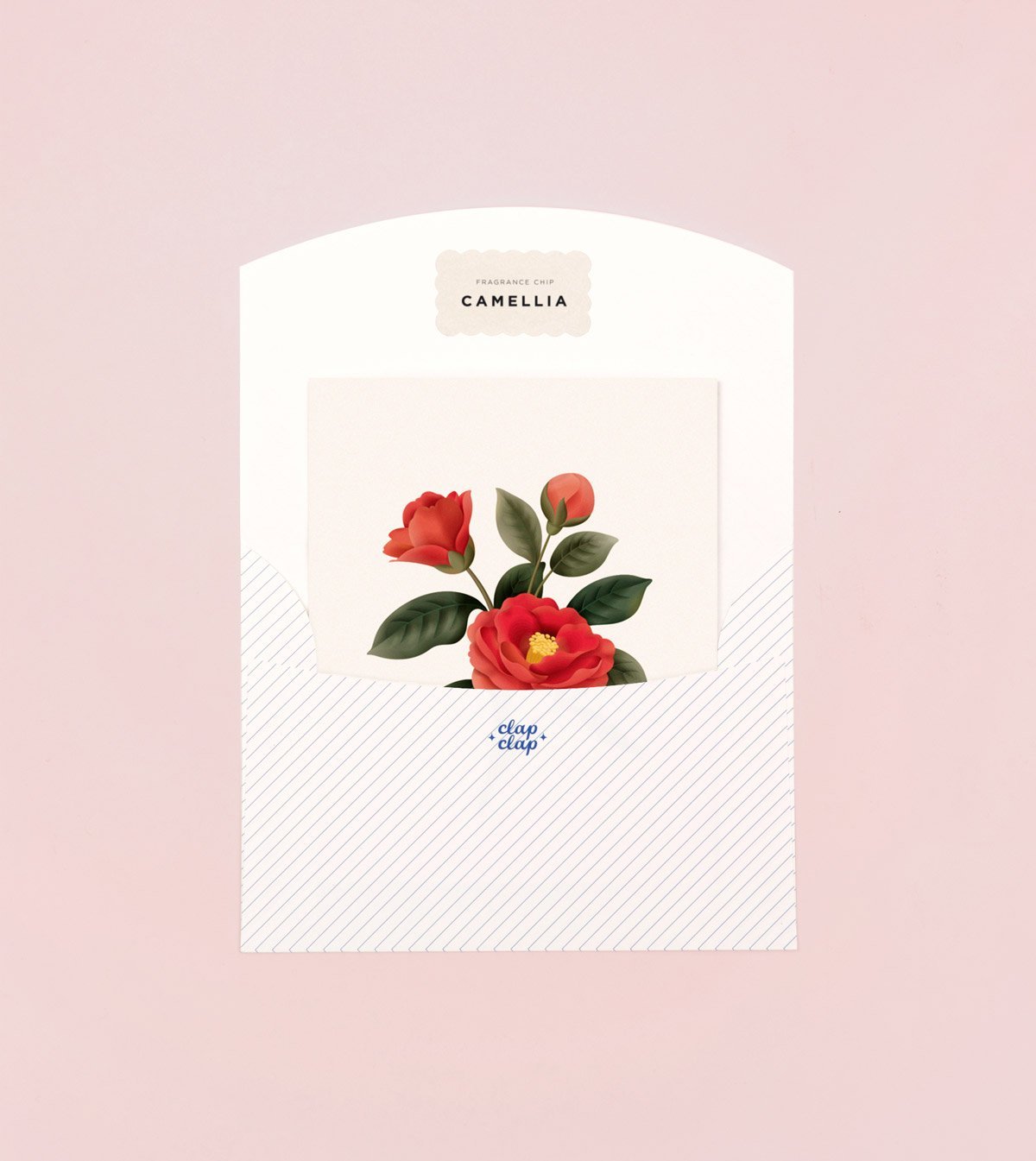 Botanical Scented Card - Camellia - SG24 - Clap Clap