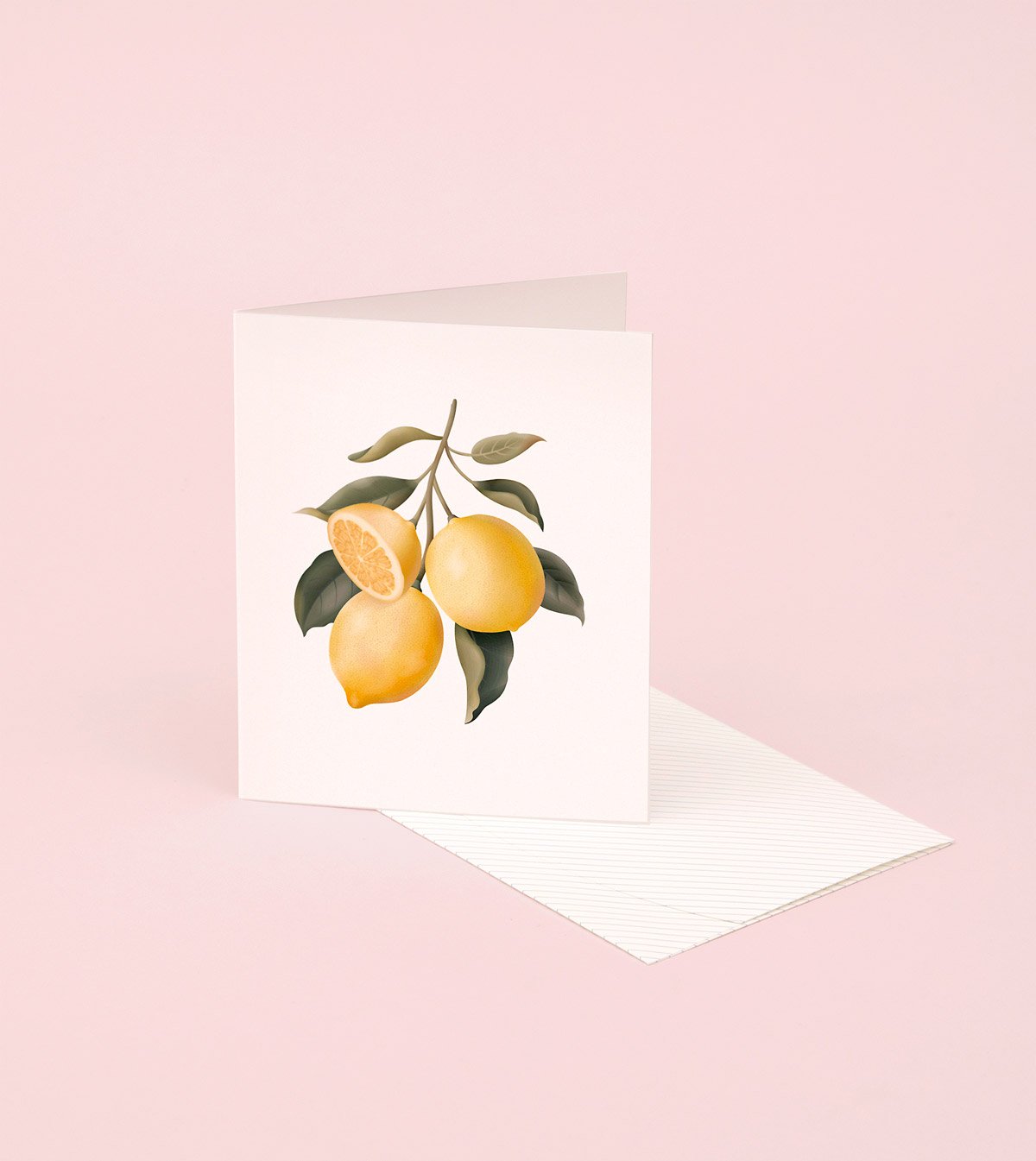 Botanical Scented Card - Lemon - SG18 - Clap Clap