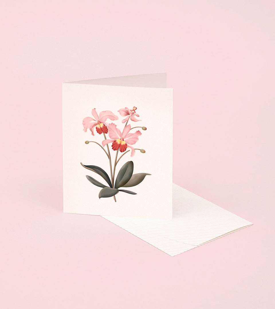 Botanical Scented Card - Orchid - SG22 - Clap Clap