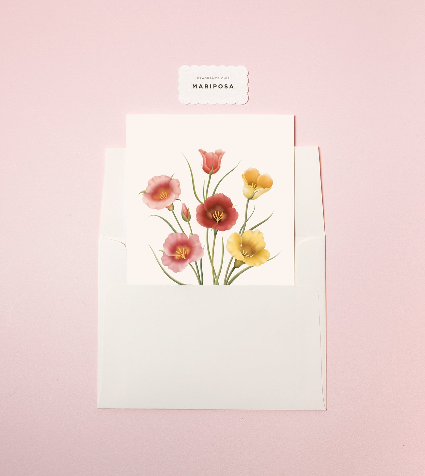 Botanical Scented Greeting Card - Mariposa - SG25 - Clap Clap