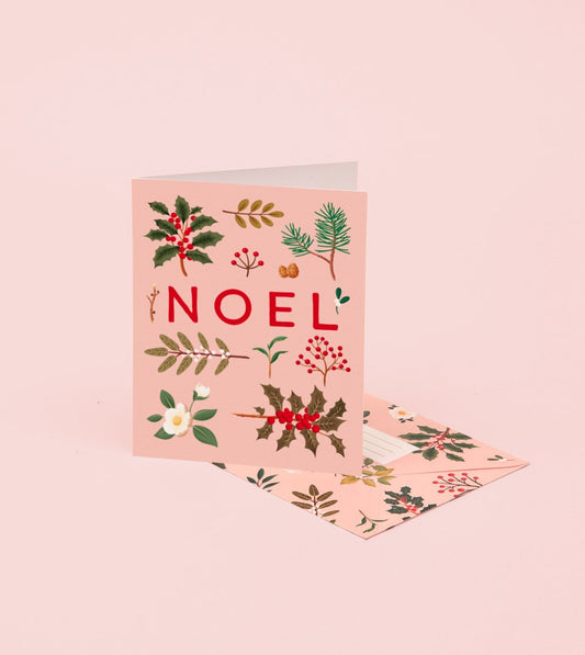 Holiday Plants Noel Card - Green - GH21 - Clap Clap