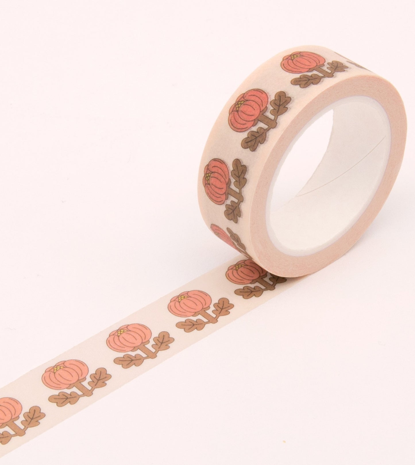 Peony Washi Tape - Cream - MT02-C - Clap Clap