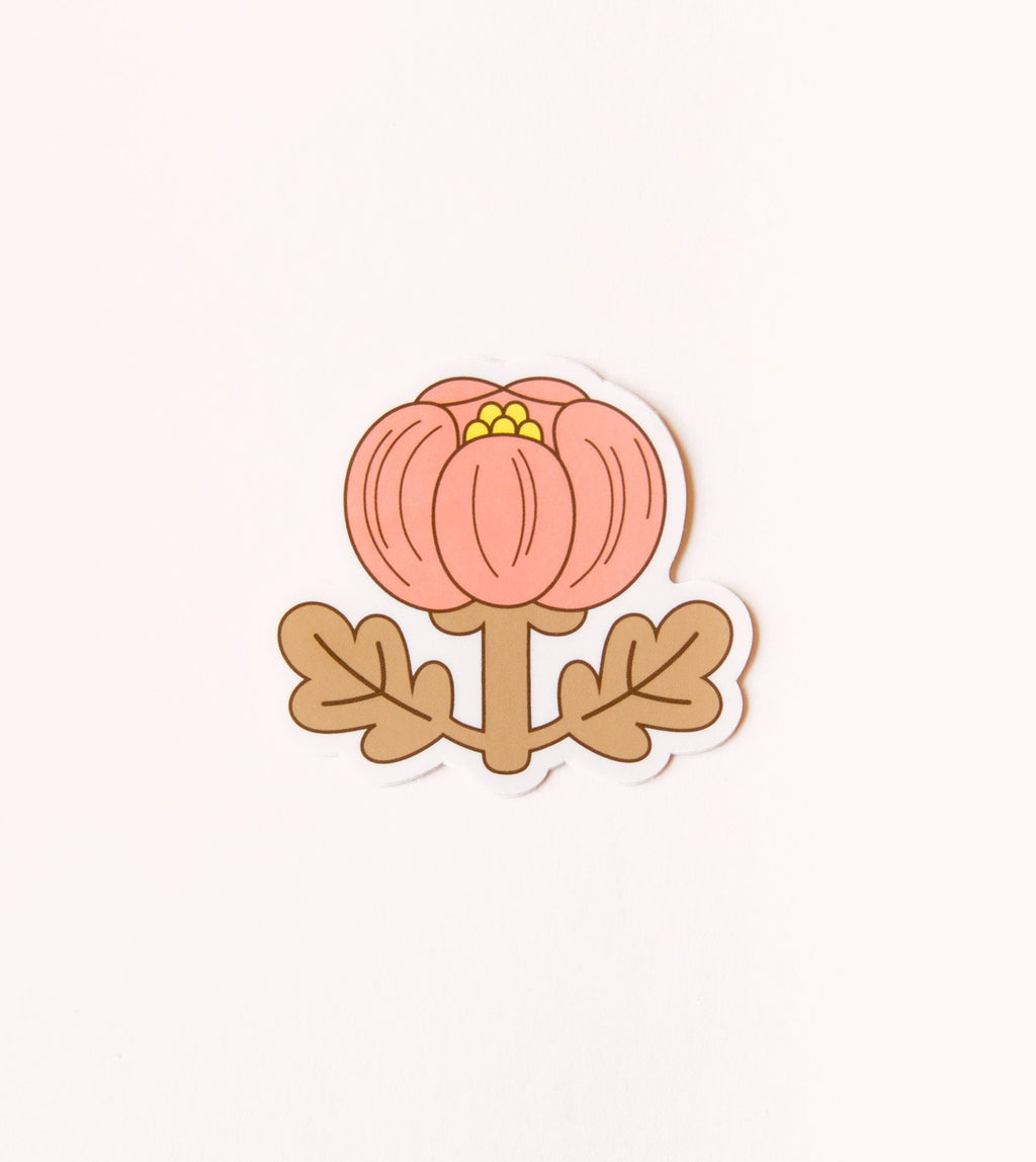 Cute Stickers, Coral & Ink