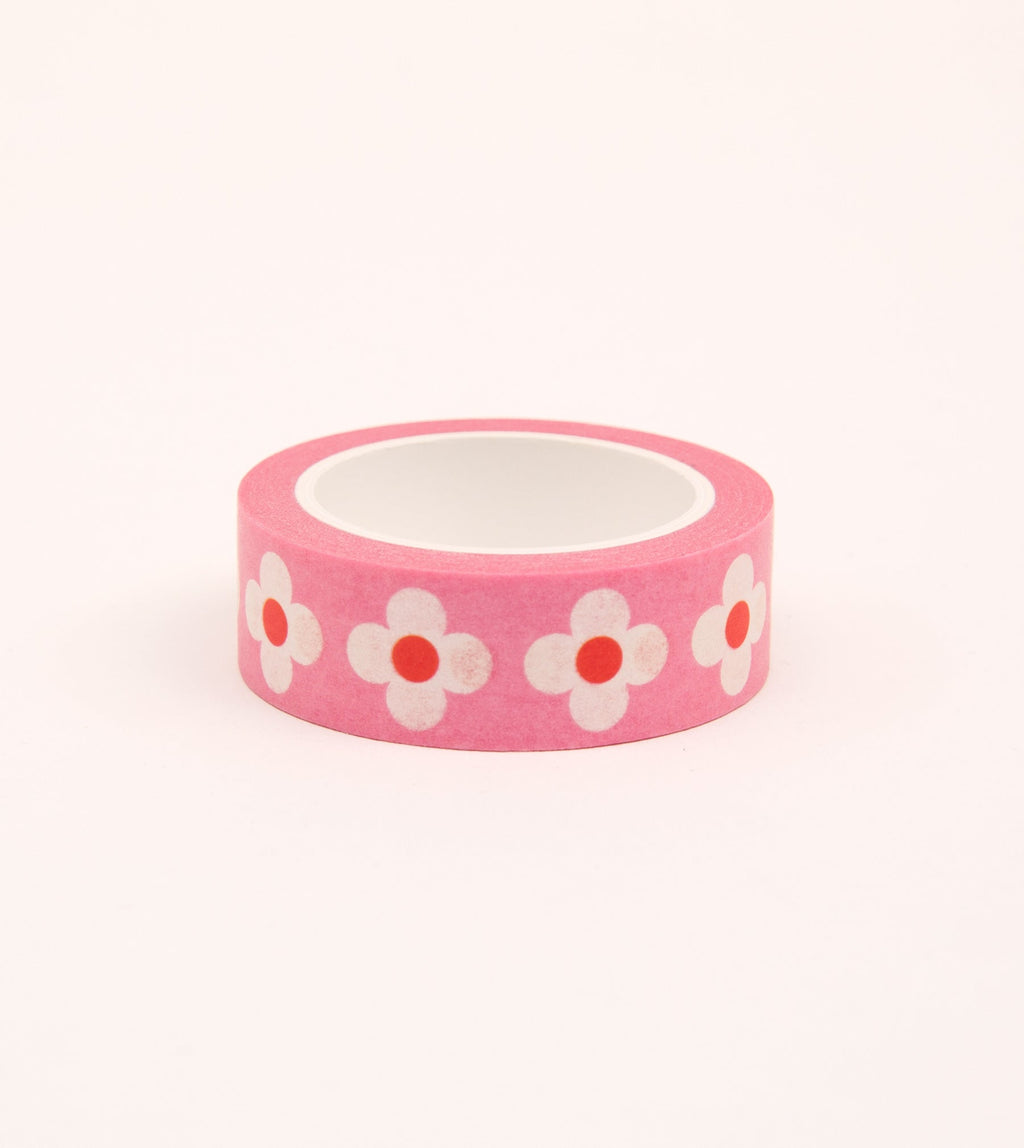 Rose Pink Washi Tape MT Vibrant Solid Japanese 15mmx7m