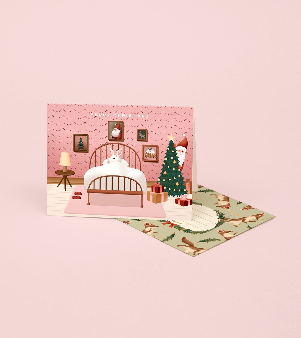 Waiting For Santa Christmas Card - GH31 - Clap Clap