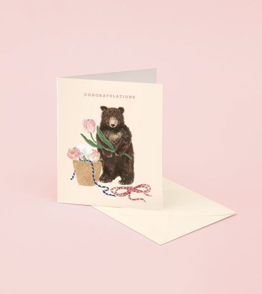Baby Bear Congratulations Card - GCXF15 - Clap Clap