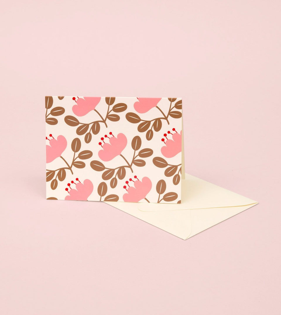 Blossom Gold Greeting Card - Pink - GM29-K - Clap Clap