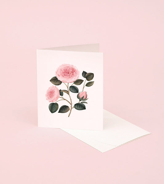 Botanical Scented Card - Bulgarian Rose - SG21 - Clap Clap
