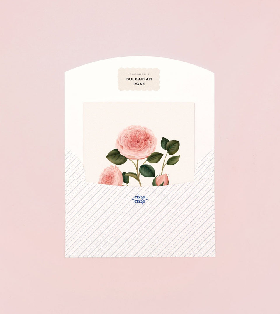 Botanical Scented Card - Bulgarian Rose - SG21 - Clap Clap
