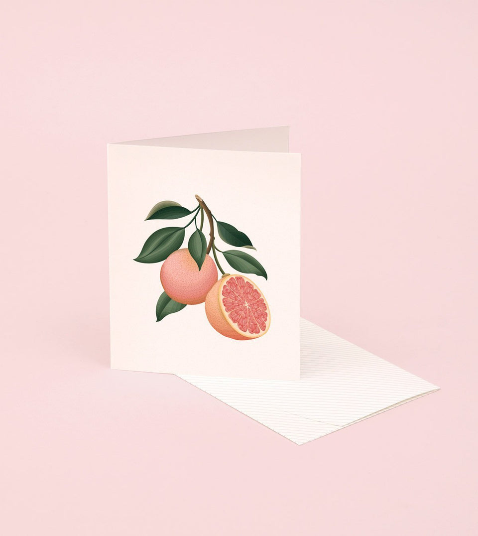 Botanical Scented Card - Grapefruit - SG08 - Clap Clap