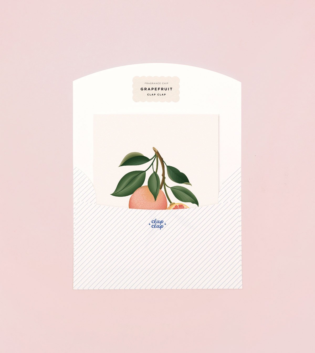 Botanical Scented Card - Grapefruit - SG08 - Clap Clap