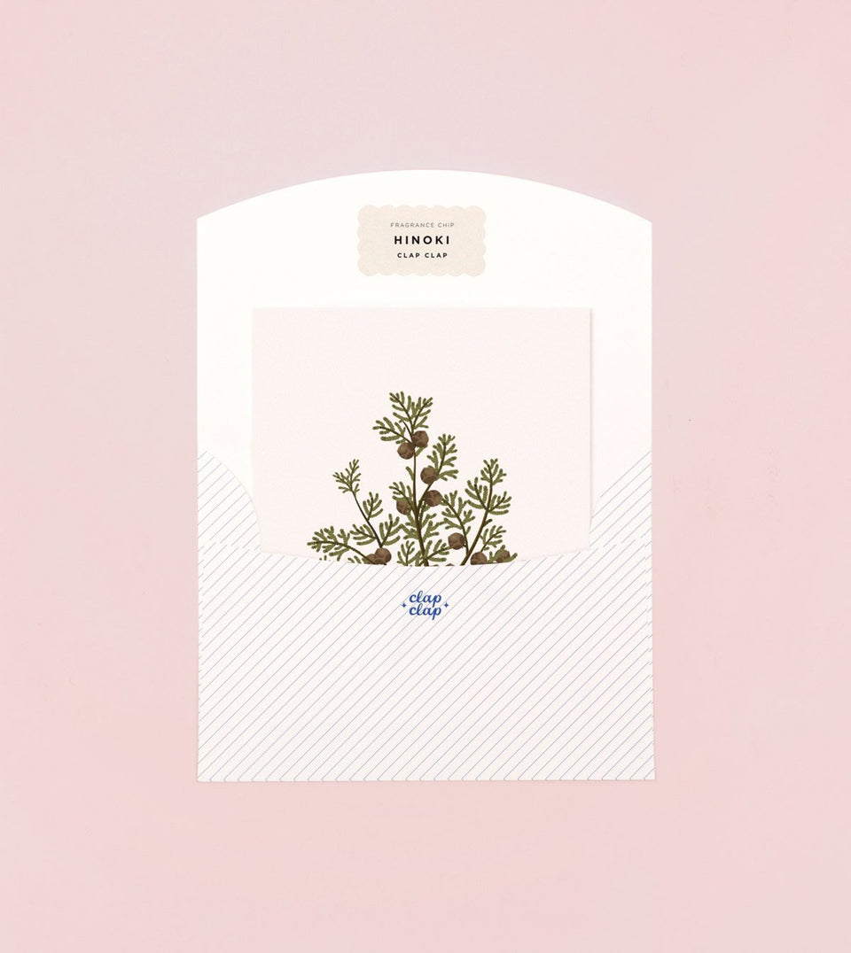 Botanical Scented Card - Hinoki - SG01 - Clap Clap