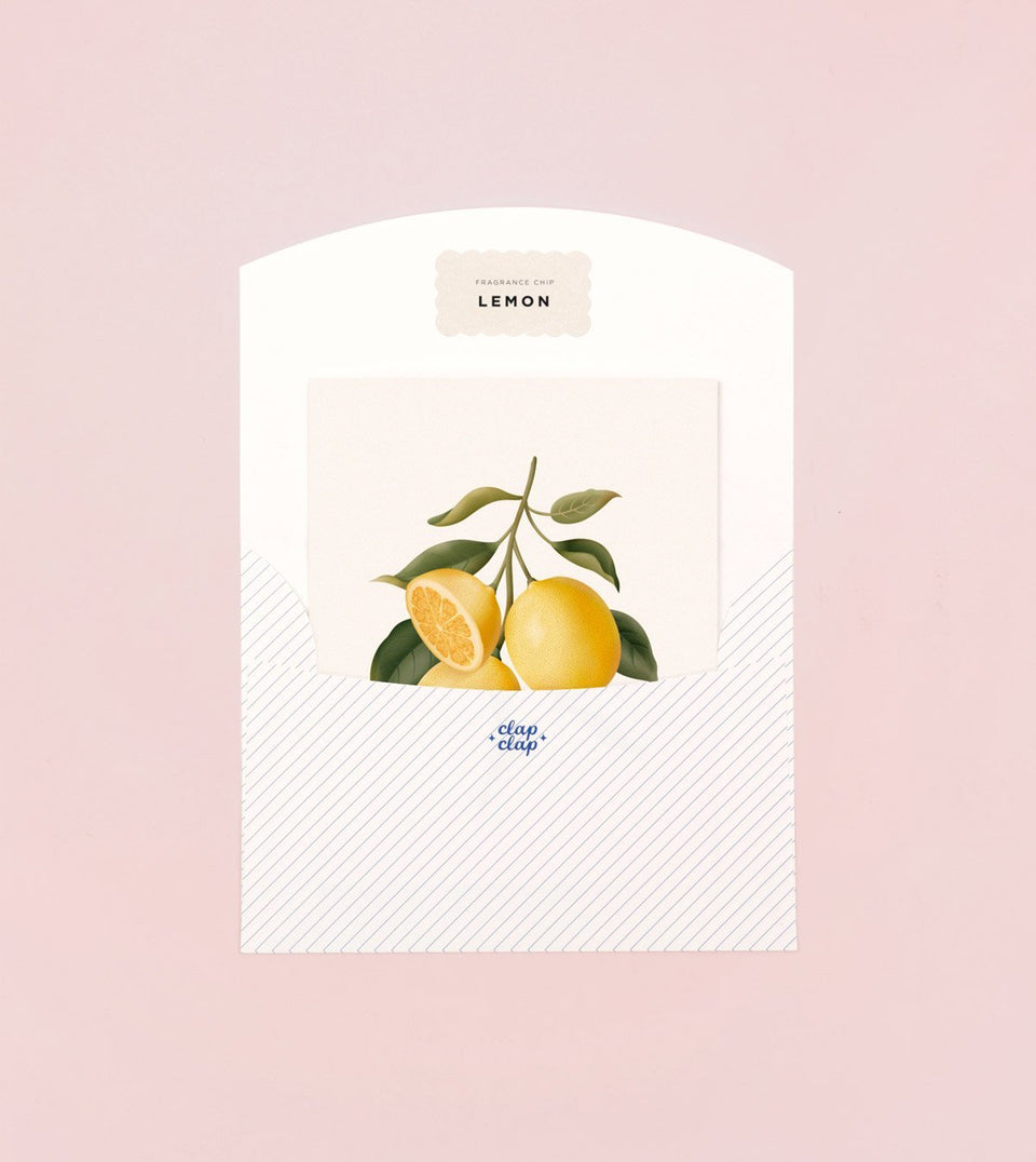 Botanical Scented Card - Lemon - SG18 - Clap Clap