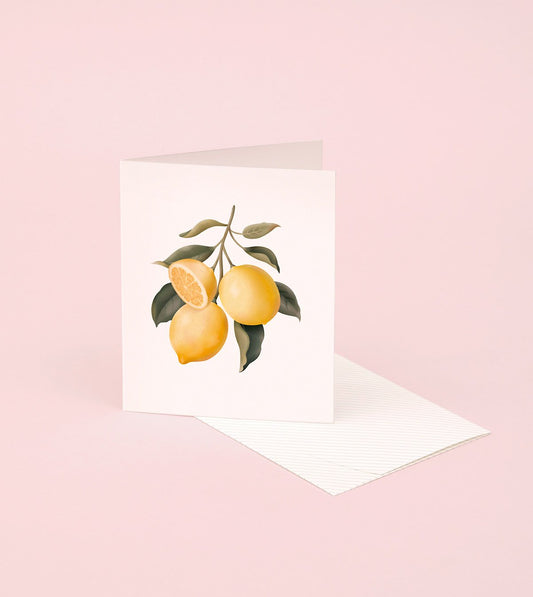 Botanical Scented Card - Lemon - SG18 - Clap Clap