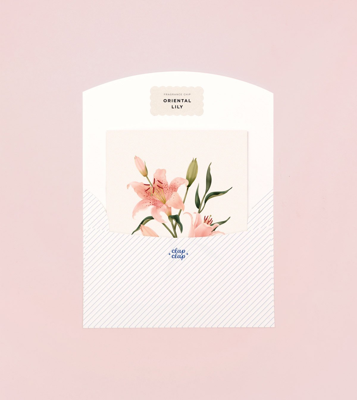 Botanical Scented Card - Oriental Lily - SG17 - Clap Clap