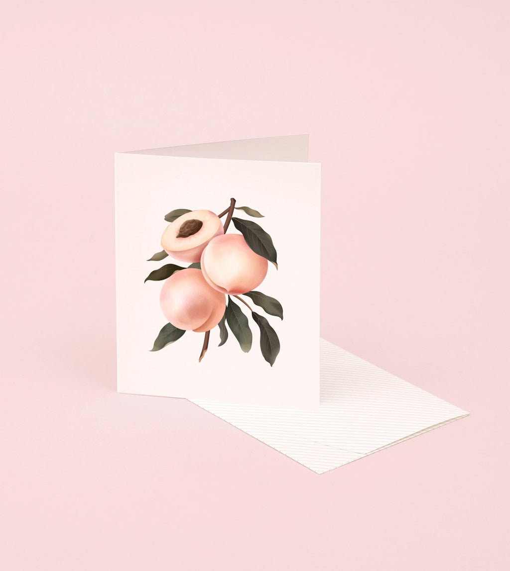 Botanical Scented Greeting Card - Peach – Clap Clap