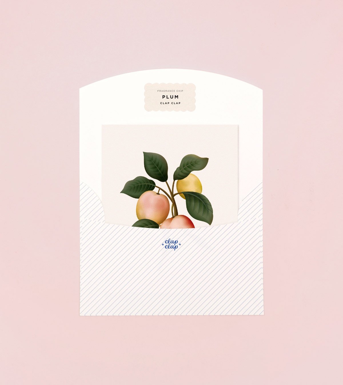 Botanical Scented Card - Plum - SG12 - Clap Clap