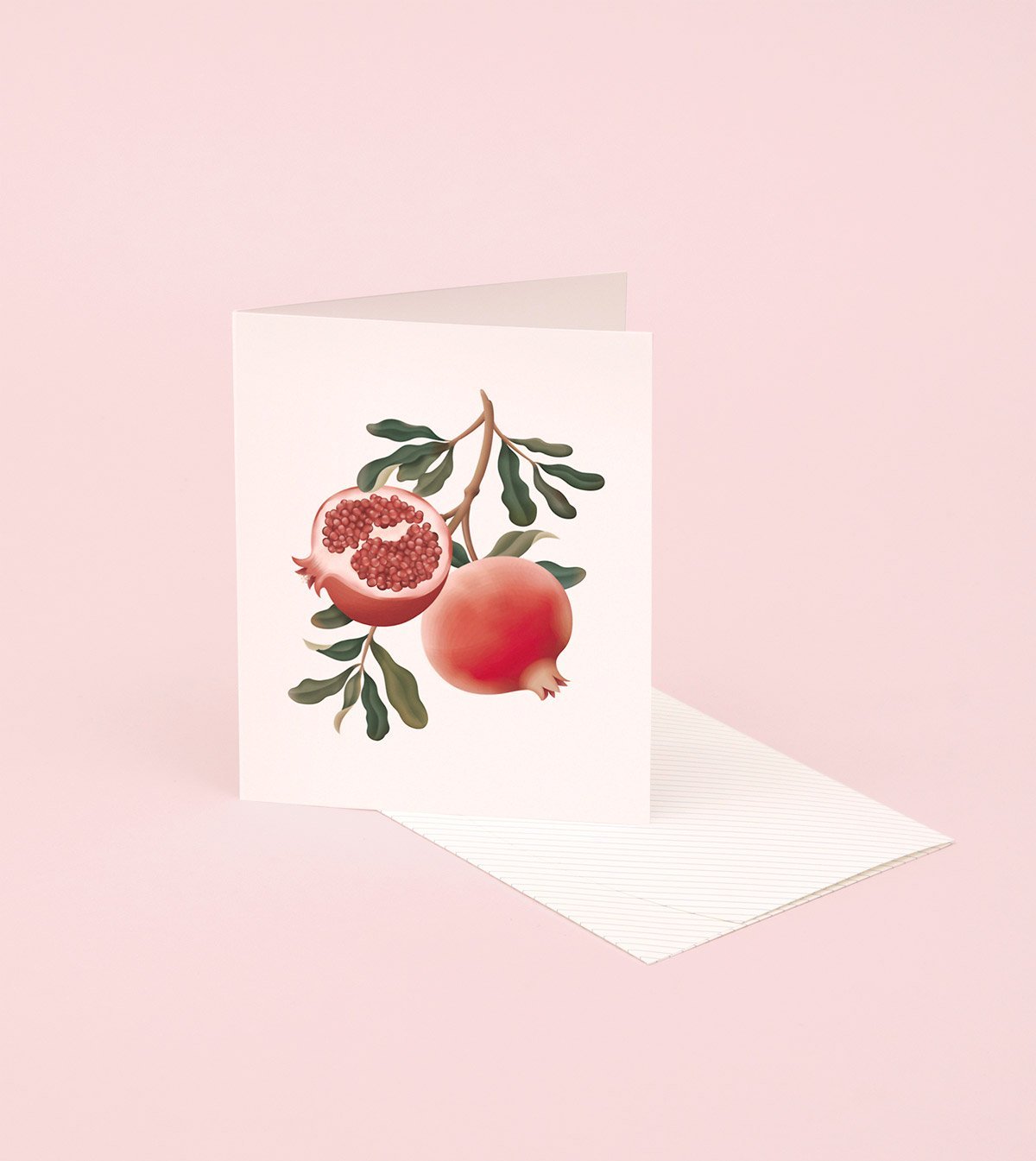 Botanical Scented Card - Pomegranate - SG16 - Clap Clap