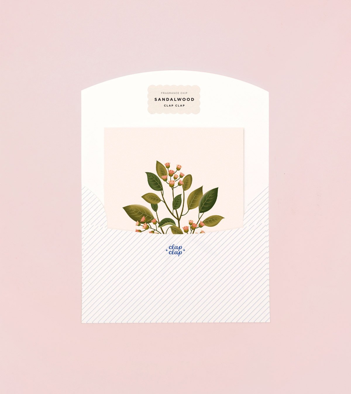 Botanical Scented Card - Sandalwood - SG05 - Clap Clap