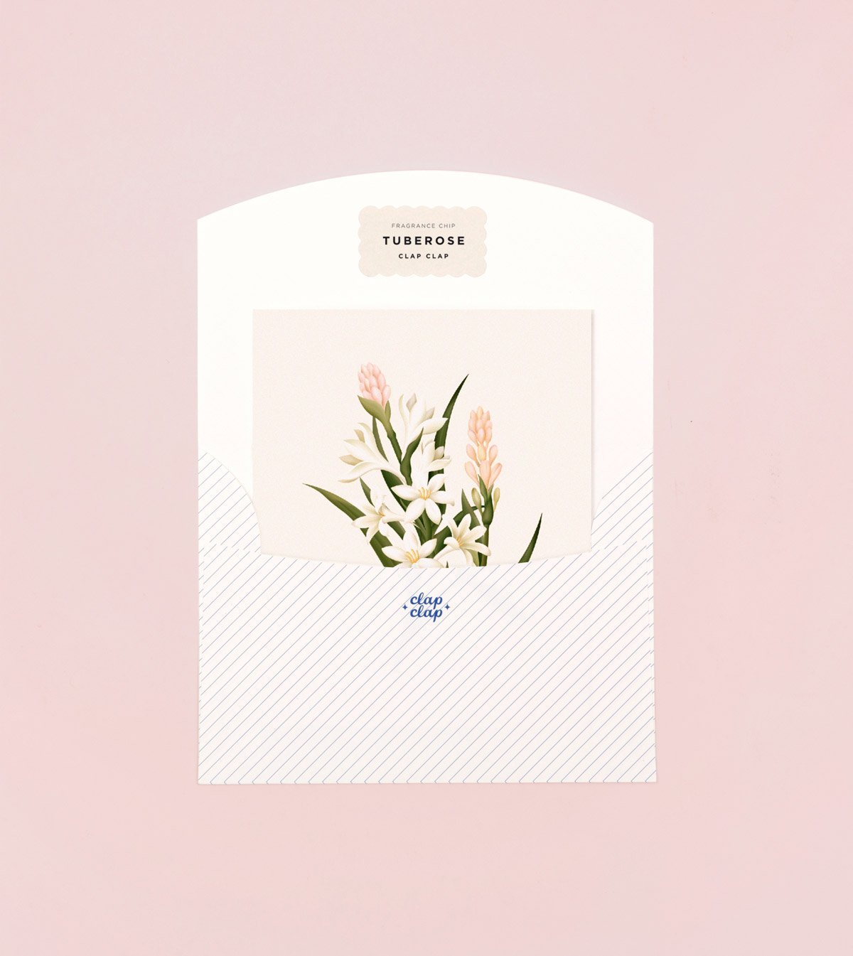 Botanical Scented Card - Tuberose - SG14 - Clap Clap