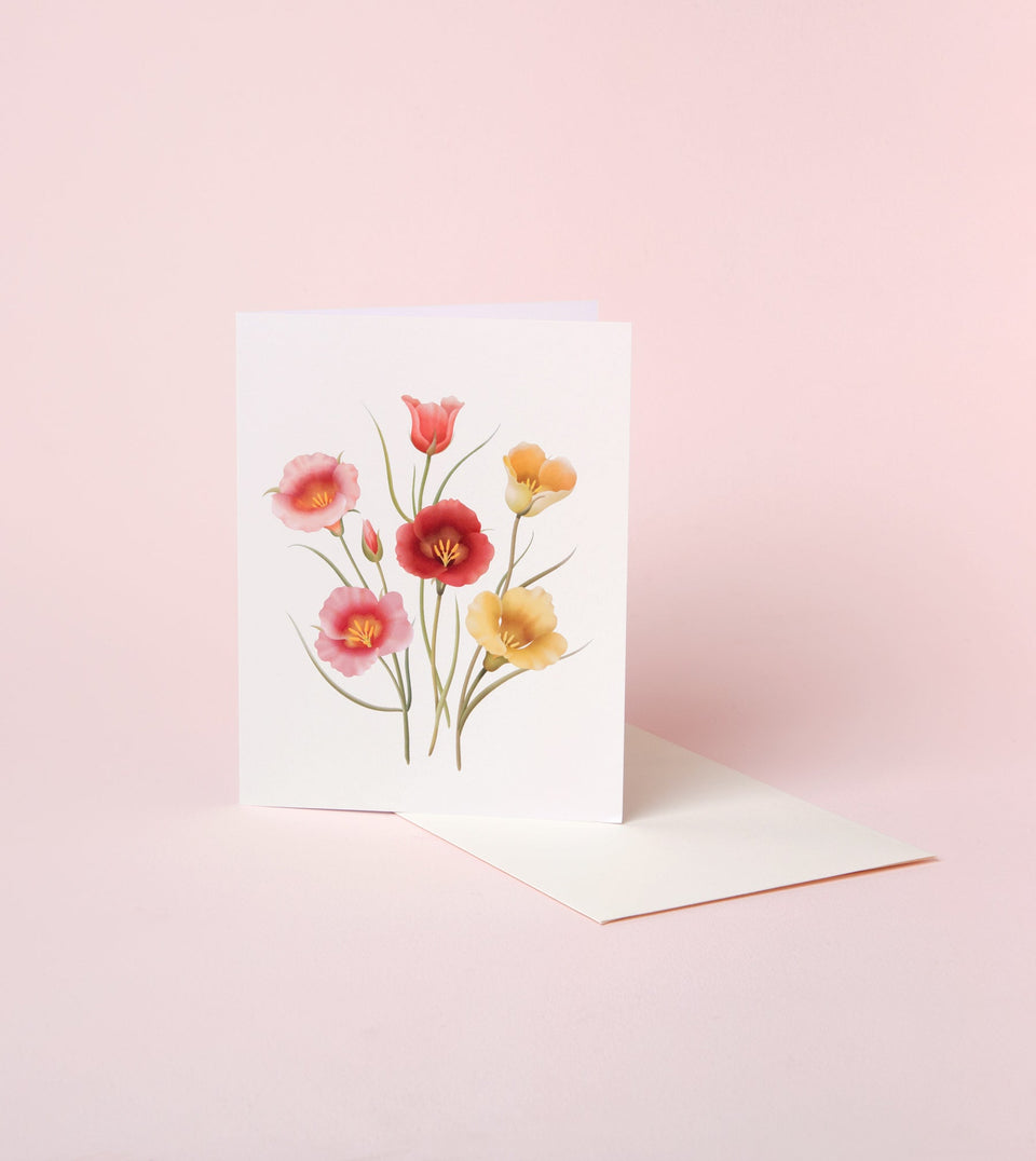Botanical Scented Greeting Card - Mariposa - SG25 - Clap Clap
