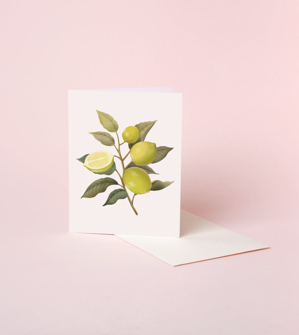 Botanical Scented Greeting Card - Sudachi Lime - SG26 - Clap Clap