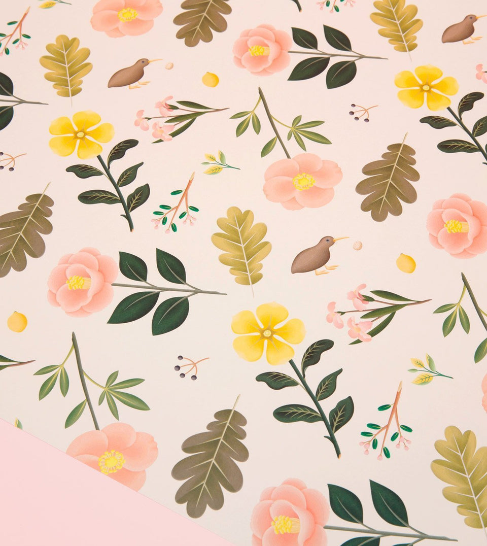 Pastel Floral Wrapping Paper