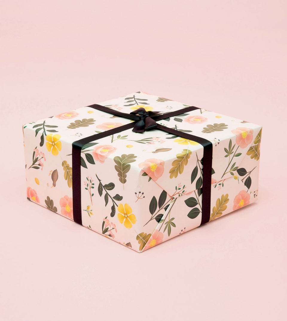 Pastel Floral Wrapping Paper - WR14 - Clap Clap
