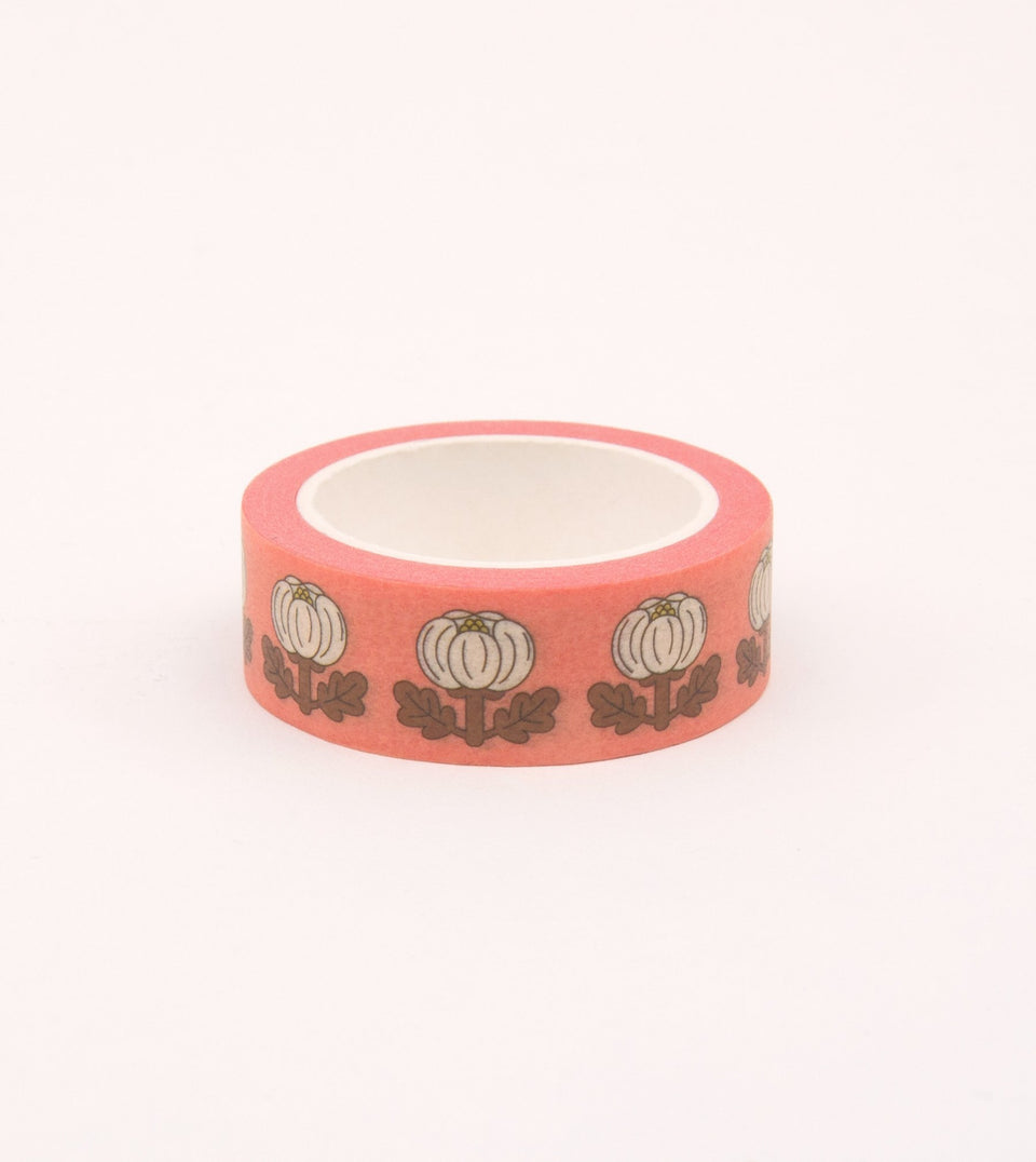 Peony Washi Tape - Coral Pink - MT01-C - Clap Clap