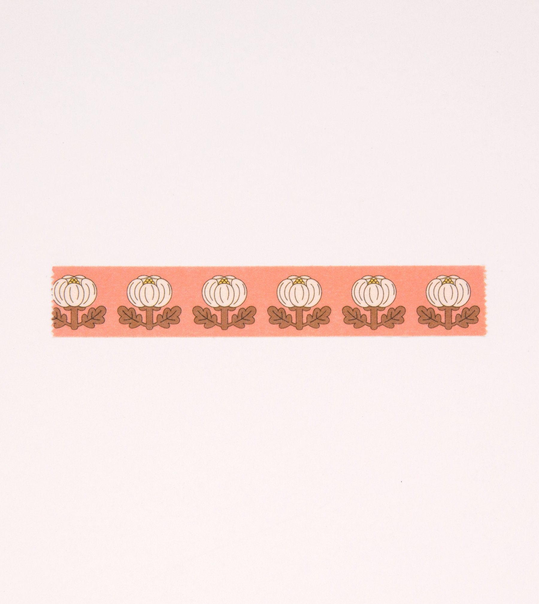 Peony Washi Tape - Coral Pink - MT01-C - Clap Clap