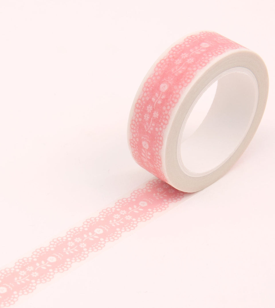 Pastel Blush Pink Washi