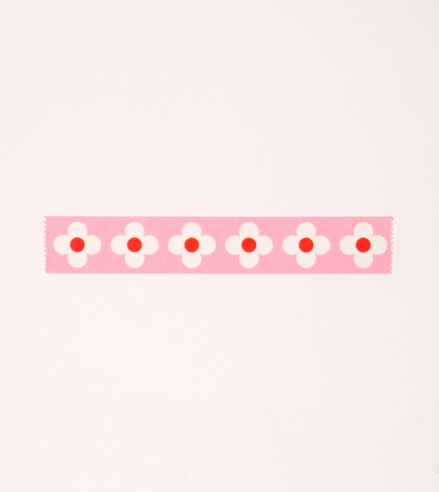 Pink Retro Floral Washi Tape - 15mm - MT18-C - Clap Clap