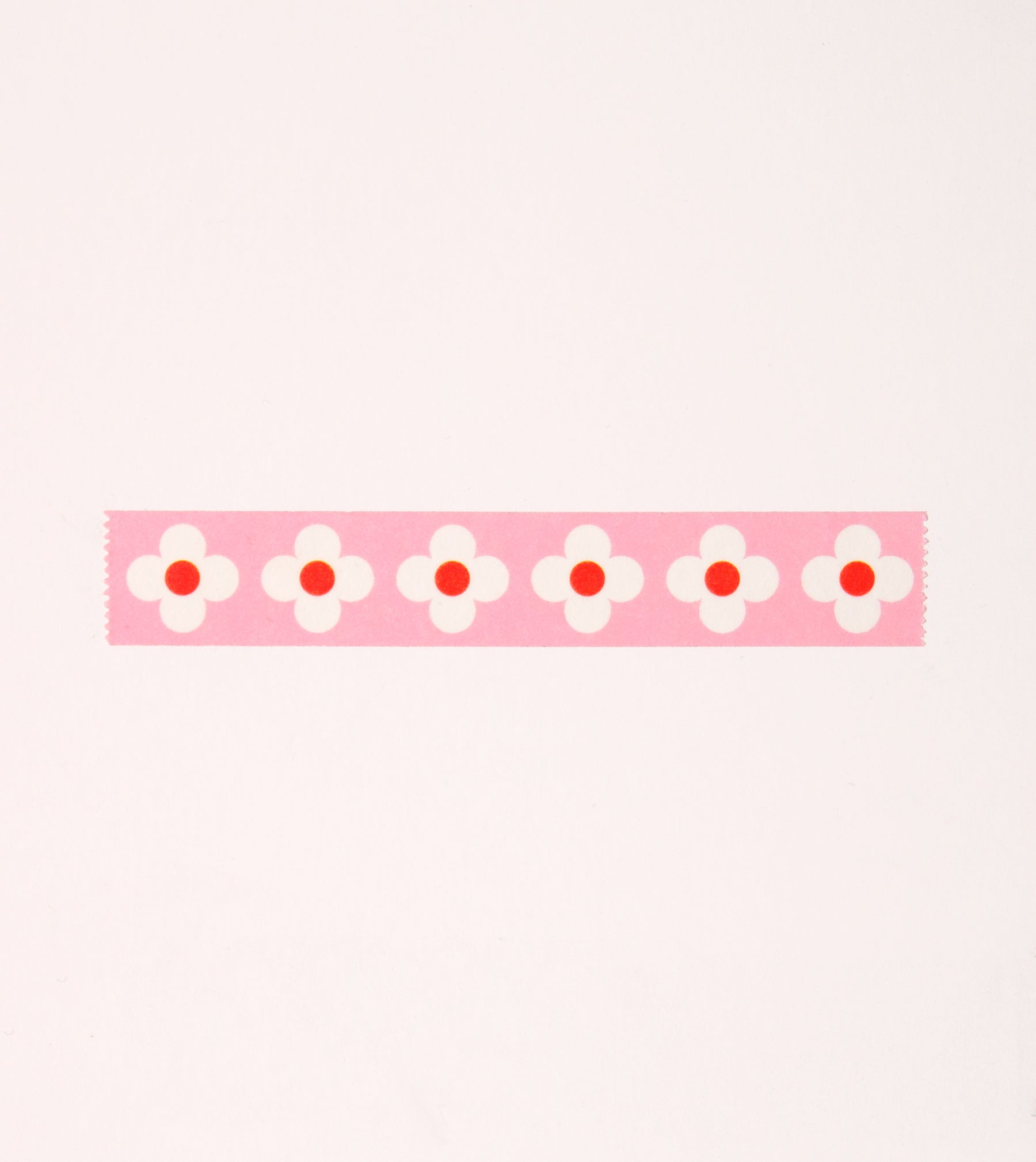 Pink Retro Floral Washi Tape - 15mm - MT18-C - Clap Clap