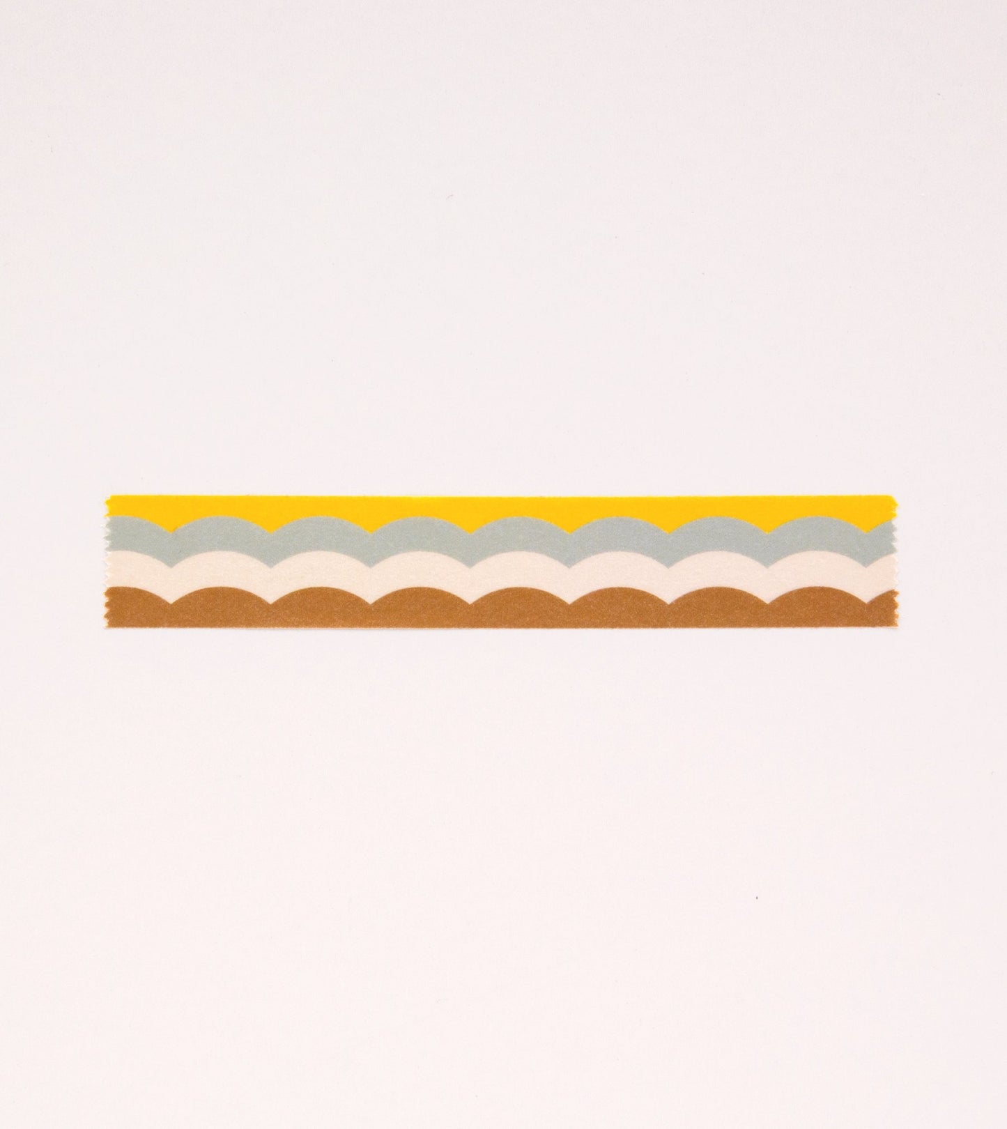 Scallop Pattern Washi Tape - Yellow and Baby Blue - MT14-C - Clap Clap