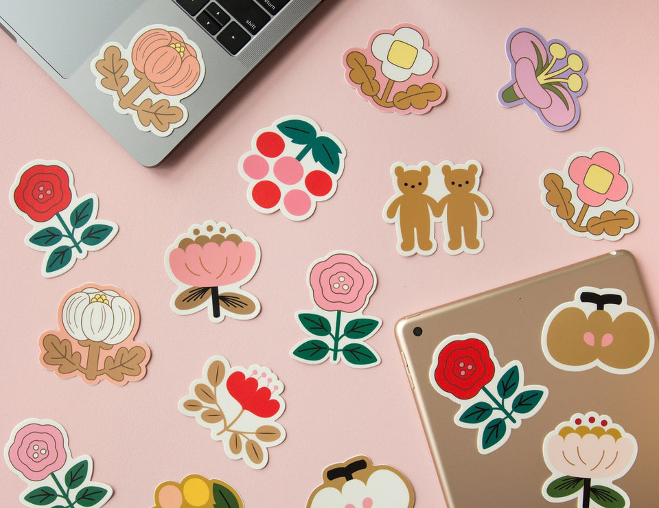 Cute Pink Aesthetic Stickers